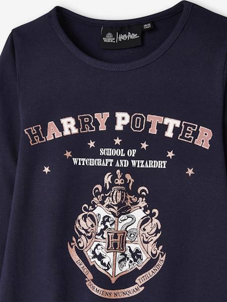 Ensemble fille Chemise de Nuit + Legging Harry Potter Bleu marine - vertbaudet enfant 