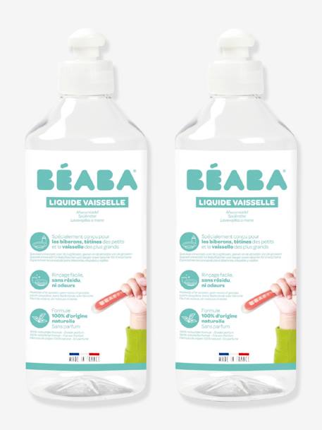 Lot de 2 flacons de liquide vaisselle (500 ml) blanc - vertbaudet enfant 