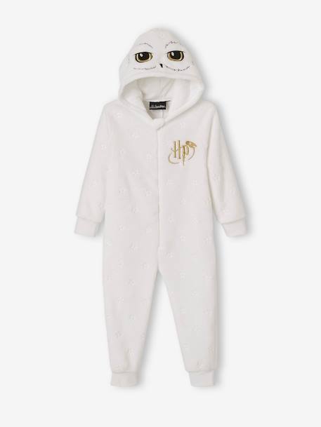 Combinaison pyjama fille Harry Potter Hedwige Blanc - vertbaudet enfant 