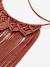 Attrape-rêves XL lune en macramé terracotta - vertbaudet enfant 