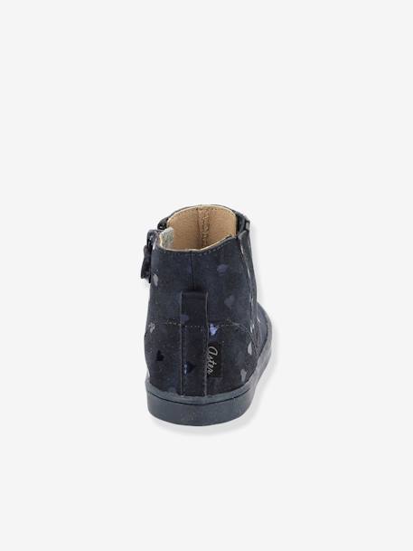 Boots cuir fille Welsea ASTER® marine+noir - vertbaudet enfant 