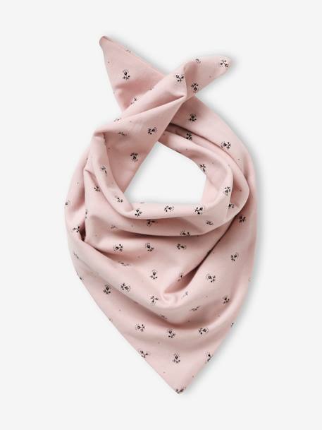Personaliseerbare gebreide babymuts + wanten + sjaal + tas voor babymeisjes met print rozenhout - vertbaudet enfant 