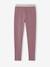 Legging fille ceinture irisée Basics gris chiné+MARINE GRISE+mauve+NOIR+rose foncé - vertbaudet enfant 