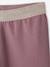 Legging fille ceinture irisée Basics gris chiné+MARINE GRISE+mauve+NOIR+rose foncé - vertbaudet enfant 