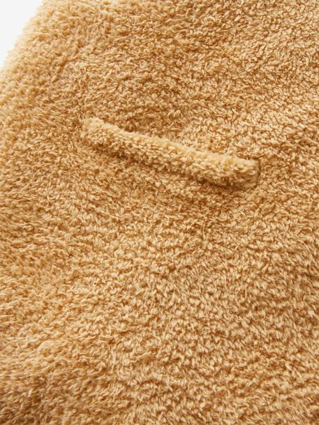 Combinaison de transport microfibre beige+vert - vertbaudet enfant 