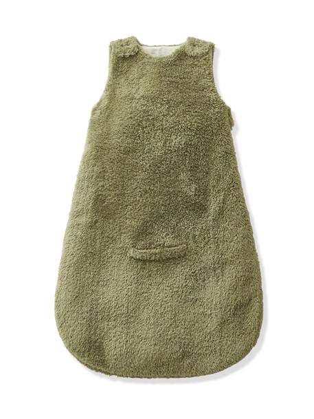 Speciale Oeko-Tex? microvezel slaapzak beige+groen - vertbaudet enfant 