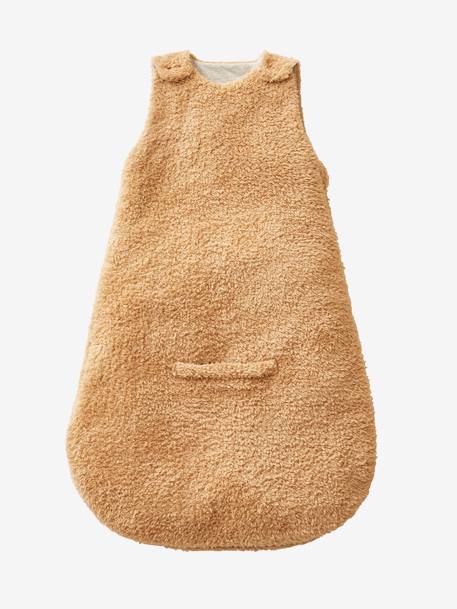 Speciale Oeko-Tex? microvezel slaapzak beige+groen - vertbaudet enfant 