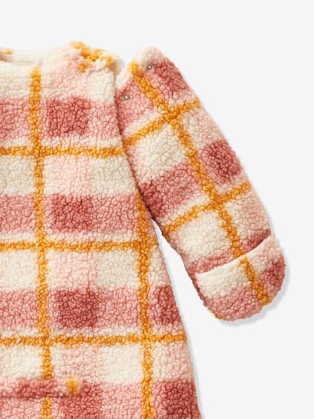 Transportpakje van sherpa GERUIT roze / ecru - vertbaudet enfant 