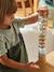 Bâton de pluie géant en bois FSC® rose+VERT MOYEN UNI AVEC DECOR - vertbaudet enfant 