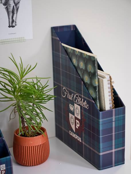 Set rangement bureau Ecusson vert / bleu - vertbaudet enfant 