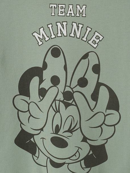 Meisjessweater met capuchon Disney® Minnie Groen - vertbaudet enfant 