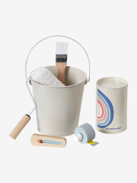 Kit du peintre en bois FSC® bleu - vertbaudet enfant 