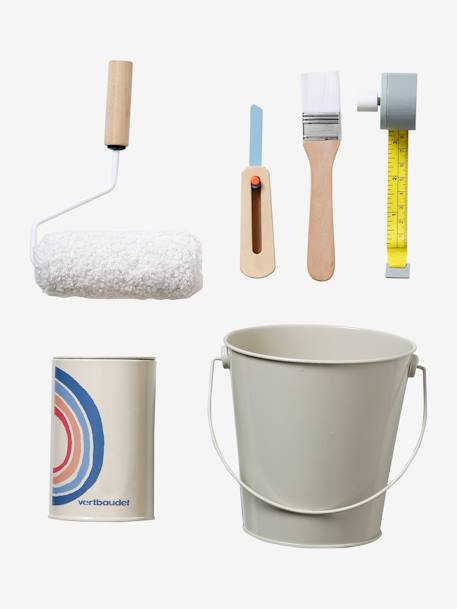 Kit du peintre en bois FSC® bleu - vertbaudet enfant 