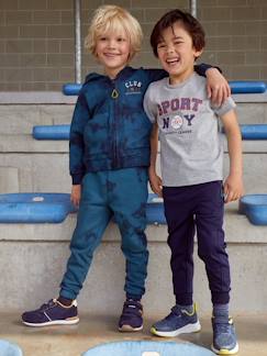 Joggingbroek met tie and dye voor jongens van molton  - vertbaudet enfant