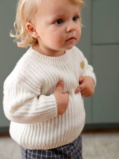 Baby-Trui, vest, sweater-Trui-Gebreide babytrui met gouden hartje