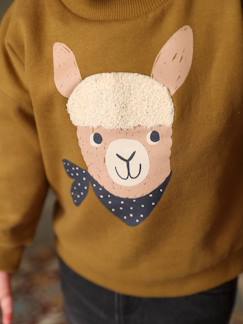 Baby-Molton baby sweatshirt lama