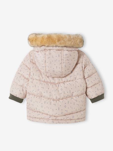 Parka réversible bébé kaki - vertbaudet enfant 