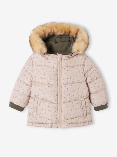 Parka réversible bébé kaki - vertbaudet enfant 