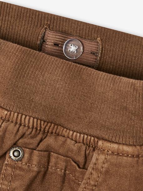 Pantalon style jogger doublé polaire garçon facile à enfiler encre+NOISETTE+vert sapin - vertbaudet enfant 