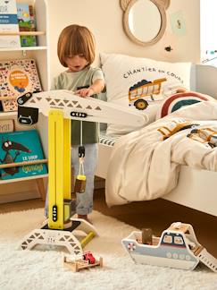 Jouet-Jeux d'imagination-Grande grue en bois FSC®