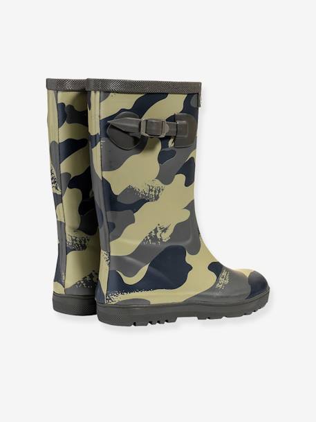 Regenlaarzen voor kinderen Woody Pop AIGLE® kaki - vertbaudet enfant 