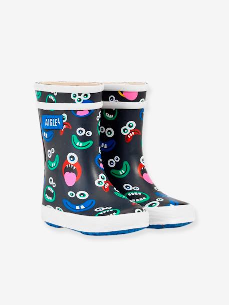 Bottes de pluie bébé Baby Flac Play encre+marine - vertbaudet enfant 