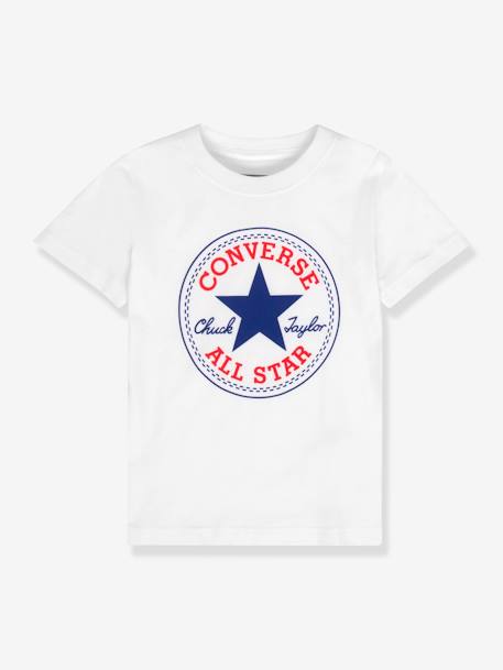 Tee-shirt enfant Chuck Patch blanc - vertbaudet enfant 