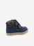Bottillons cuir enfant Tackeasy marine - vertbaudet enfant 
