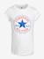 Tee-shirt enfant Chuck Patch blanc+gris - vertbaudet enfant 