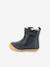 Boots fourrées cuir bébé garçon Socool Cho 1ers pas marine - vertbaudet enfant 