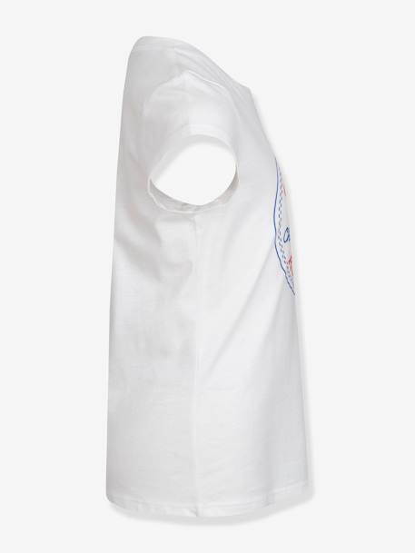 Tee-shirt enfant Chuck Patch CONVERSE blanc+gris - vertbaudet enfant 