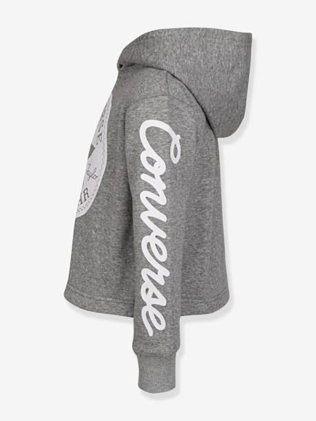 Sweat à capuche Chuck Patch Cropped Hoodie gris - vertbaudet enfant 