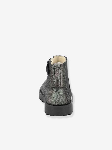 Boots cuir fille Groofit gris - vertbaudet enfant 