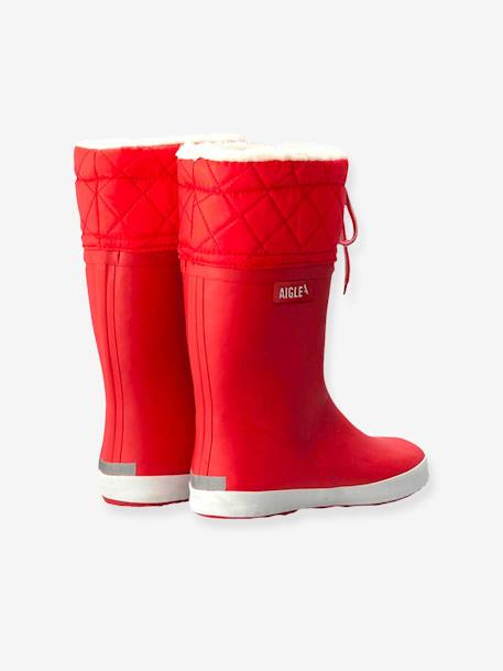 Bottes de pluie fourrées enfant Lolly Pop Giboulée marine blanc+noir blanc+rouge/blanc - vertbaudet enfant 