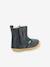 Leren laarzen Socool Cho KICKERS® 1e stappen voor jongensbaby's marineblauw - vertbaudet enfant 