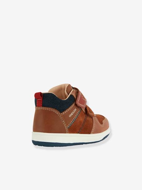 Halfhoge sneakers voor baby New Flick Boy GEOX® bruin - vertbaudet enfant 