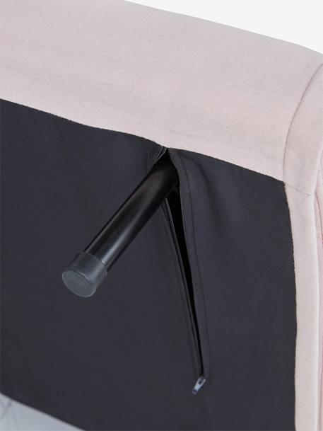 Banquette convertible 1 place vert d'eau+vieux rose - vertbaudet enfant 