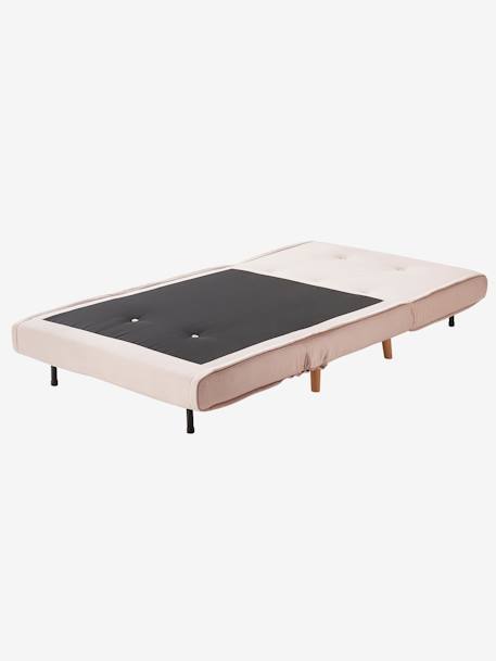 Banquette convertible 1 place vert d'eau+vieux rose - vertbaudet enfant 