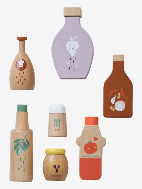 Set de condiments en bois FSC® beige - vertbaudet enfant 