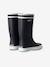 Bottes de pluie fourrées enfant Lolly Pop Fur marine - vertbaudet enfant 