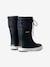 Bottes de pluie fourrées enfant Lolly Pop Giboulée marine blanc+noir blanc+rouge/blanc - vertbaudet enfant 