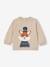 Sweat fantaisie bébé garçon beige chiné+caramel - vertbaudet enfant 