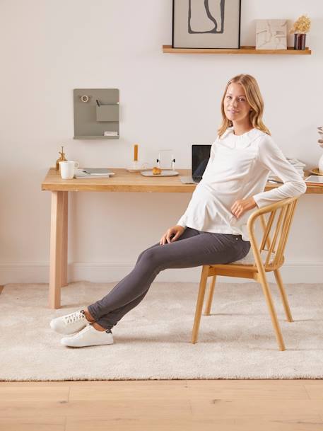 Jean slim de grossesse entrejambe 76 cm Gris anthracite - vertbaudet enfant 