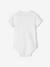 Lot de 5 bodies manches courtes bébé ouverture naissance BASICS lot ivoire - vertbaudet enfant 