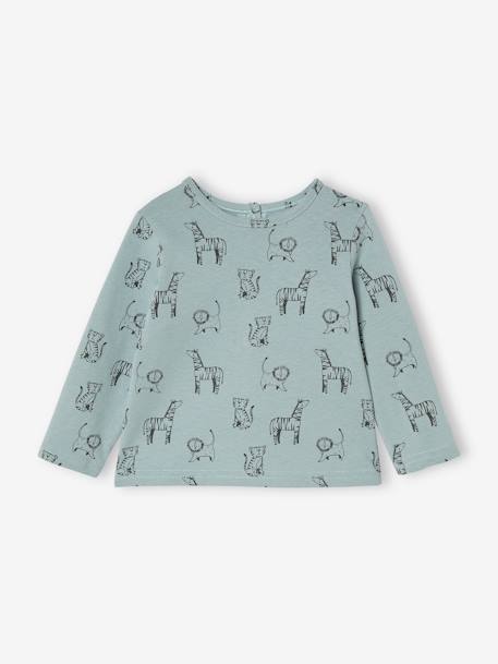Fleece babyset met te personaliseren T-shirt en tuinbroek donkergrijs gechineerd+karamel - vertbaudet enfant 