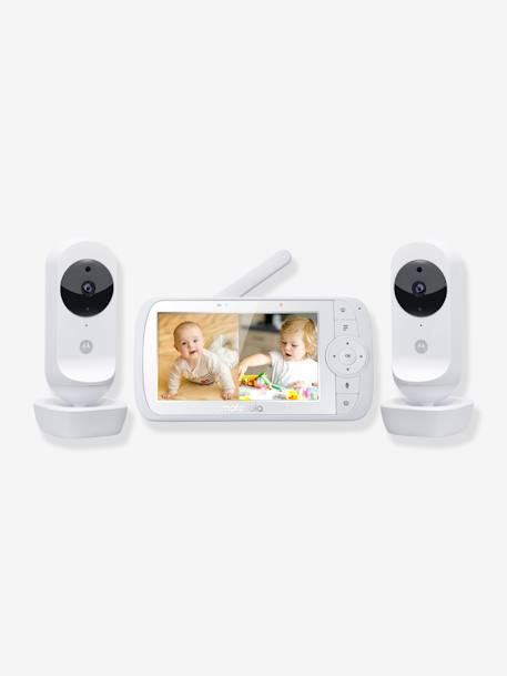 Babyphone vidéo sans fil VM 35-2 Twin MOTOROLA blanc - vertbaudet enfant 