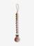 Cordon attache-sucette Eva en silicone gris+marron+rose+vert sauge - vertbaudet enfant 