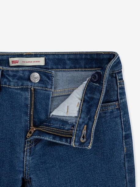 Super skinny jeans voor meisjes LVB 710 Levi's® ongewassen denim+stone - vertbaudet enfant 