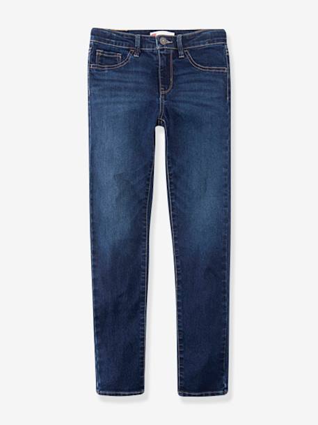 Super skinny jeans voor meisjes LVB 710 Levi's® ongewassen denim+stone - vertbaudet enfant 