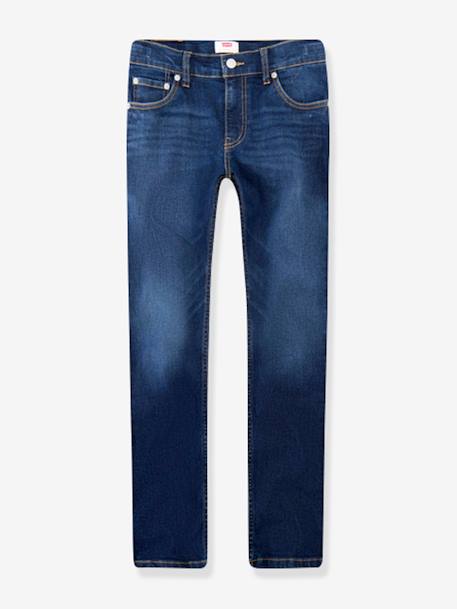 Skinny jeans voor jongens 510 van Levi's gebleekt denim+stone+zwart - vertbaudet enfant 